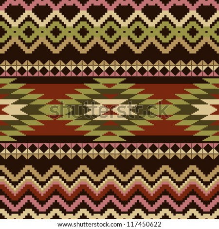 Ethnic geometric ornamental seamless pattern Ethnic geometric ornamental seamless pattern