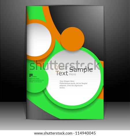 abstract cover or flyer design abstract cover or flyer design