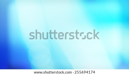Blue abstract blurry title concept background