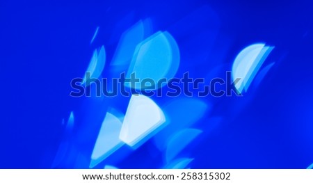 Blue presentation title background