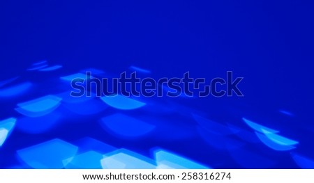 Abstract blue lights title page background