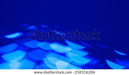 Light title blue background