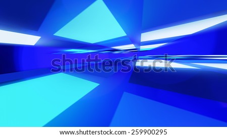 Abstract lights technology blue background