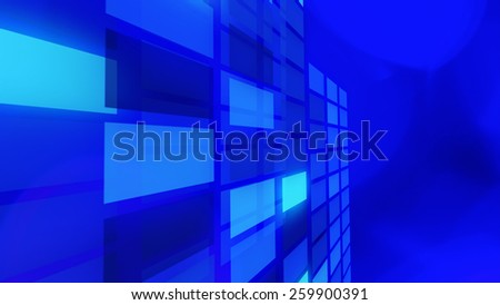 Blue hi-tech abstract lights background