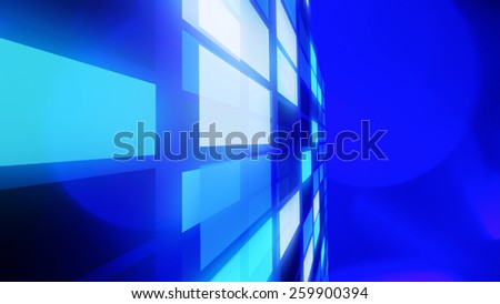 Blue title concept abstract background