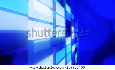 Title concept blue background