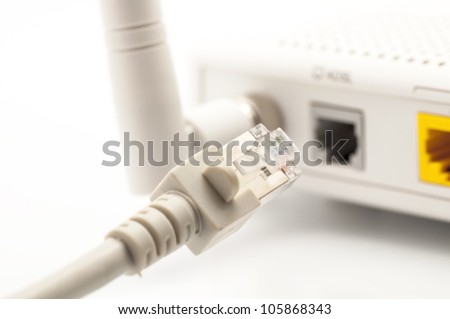 Wireless router for internet connection