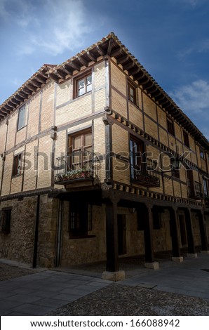 Typical spanish house in Burgo de Osma, Soria