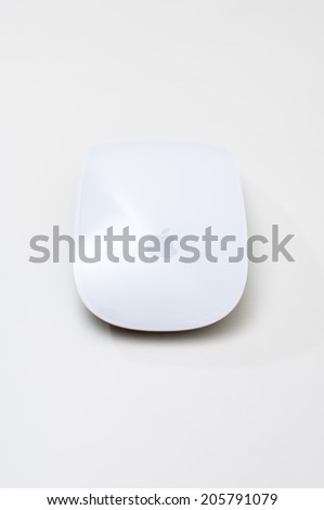 ZAGREB, CROATIA - July 5, 2014: Apple Magic Mouse. The Magic Mouse is the first consumer mouse to have multi-touch capabilities.
