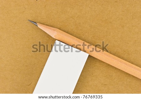 writing stationary on recycle paper board
