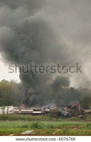 Train crash in Painesville Ohio 10-09-07