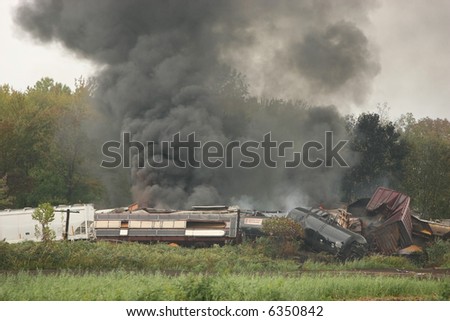 Train crash in Painesville Ohio 10-9-07