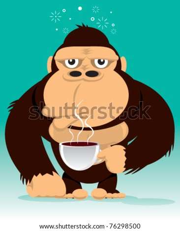 Drinking Gorilla