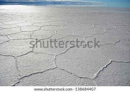 White desert background