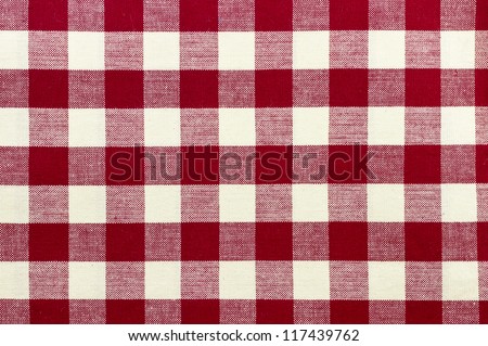 checkered tablecloth res color red and white background texture