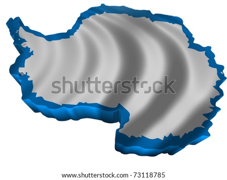 stock photo : Flag and map of