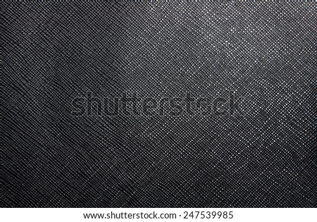 Black leather texture notebook cover