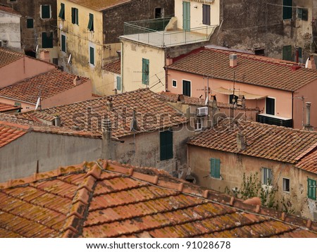Mediterranean houses and roofs
