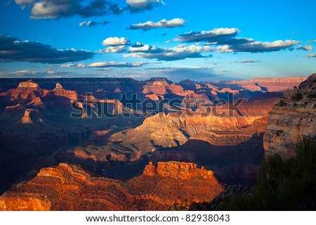 Grand Canyon at Sunset from Hopi Point