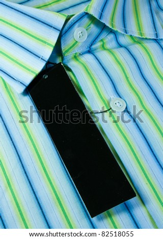Men\'s shirt pattern in a comfortable in formal wear.