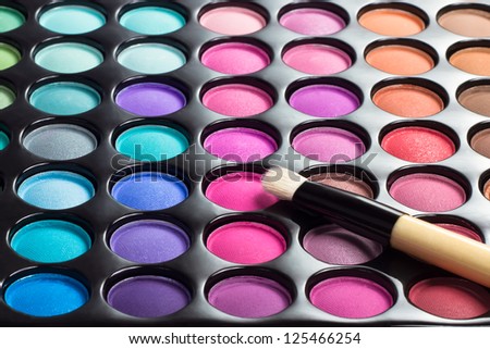  Brushes on With Professional Makeup Brush Stock Photo 125466254   Shutterstock