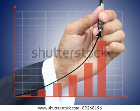 Hand write growth graph
