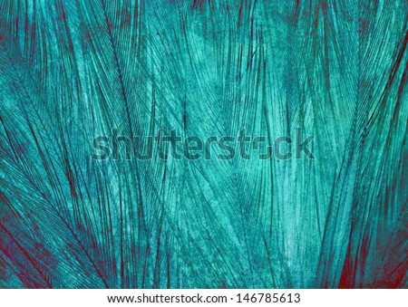 beauty blue feather background