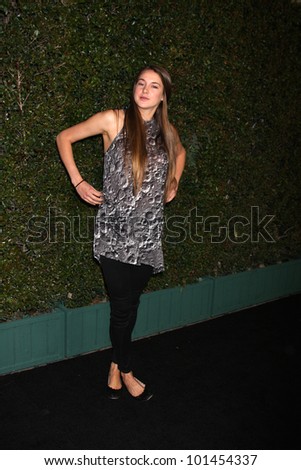 LOS ANGELES - MAY 1:  Shailene Woodley arrives at the ABC Family West Coast Upfronts at The Sayers Club on May 1, 2012 in Los Angeles, CA
