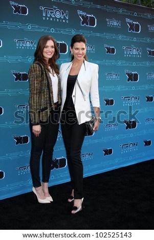 LOS ANGELES - MAY 12:  Mandy Moore, Tricia Helfer at the Disney XD\'s \