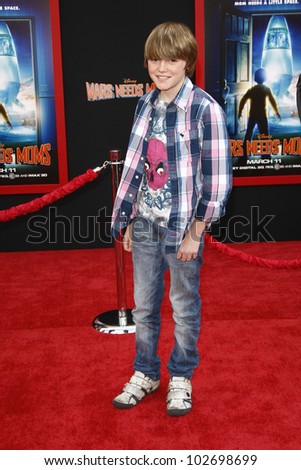 LOS ANGELES - MARCH 6: Spencer List at the World Premiere of \'Mars Needs Moms\' held at the El Capitan Theater in Los Angeles, California on March 6, 2011