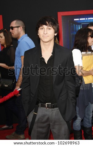 LOS ANGELES - MARCH 6: Mitchel Musso at the World Premiere of \'Mars Needs Moms\' held at the El Capitan Theater in Los Angeles, California on March 6, 2011