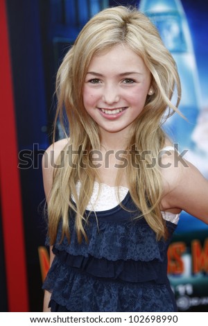 LOS ANGELES - MARCH 6: Peyton List at the World Premiere of \'Mars Needs Moms\' held at the El Capitan Theater in Los Angeles, California on March 6, 2011