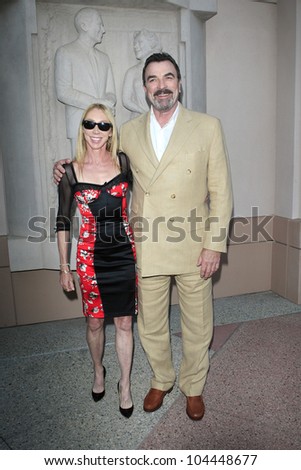 NORTH HOLLYWOOD - JUN 5: Tom Selleck, wife Jillie Mack at a screening and panel discussion of CBS\'s \'Blue Bloods\' at Leonard H. Goldenson Theater on June 5, 2012 in North Hollywood, California