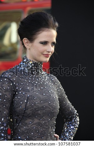 LOS ANGELES - MAY 7: Eva Green at the premiere of WB Pictures\' \'Dark Shadows\' at Grauman\'s Chinese Theater on May 7, 2012 in Los Angeles, California