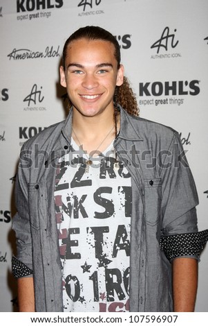 LOS ANGELES - MAY 16:  DeAndre Brackensick arrives at the American Idol\'s \