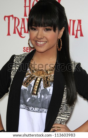 LOS ANGELES - SEP 22:  Becky G at the screening of Columbia Pictures and Sony Pictures Animation\'s \'Hotel Transylvania\' at Pacific Theater at The Grove on September 22, 2012 in Los Angeles, CA