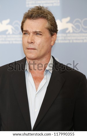 VENICE - AUG 30: Ray Liotta at the 69th International Venice Film Festival for \'The Iceman\' on August 30, 2012 in Venice, Italy