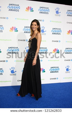 LOS ANGELES - DEC 7:  Dawn Olivieri arrives to the 2012 American Giving Awards at Pasadena Civic Center on December 7, 2012 in Pasadena, CA