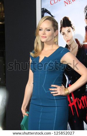 LOS ANGELES - JAN 23: Marley Shelton at the LA premiere of Paramount Pictures\' \'Hansel And Gretel: Witch Hunters\' at Grauman\'s Chinese Theater on January 24, 2013 in Los Angeles, California