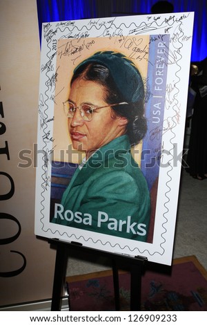 LOS ANGELES - FEB 1: Rosa Parks, signed stamp in the Bellafortuna Entertainment gifting suite at the NAACP awards on February 1, 2013 in Los Angeles, California