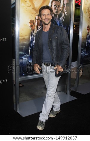 LOS ANGELES - AUG 12: Christian Oliver at the premiere of Screen Gems & Constantin Films\' \'The Mortal Instruments: City of Bones\' at ArcLight Cinemas Cinerama Dome on August 12, 2013 in Hollywood, CA