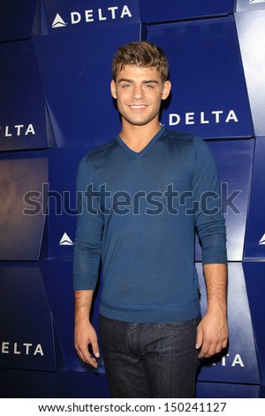 BEVERLY HILLS - AUG 15: Garrett Clayton at a summer celebration hosted by Delta Air Lines at a private residence on August 15, 2013 in Beverly Hills, California