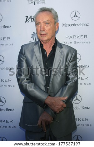 PALM SPRINGS, CA - JAN 5: Udo Kier at the 10 Directors to Watch brunch at The Parker Hotel on January 5, 2014 in Palm Springs, California