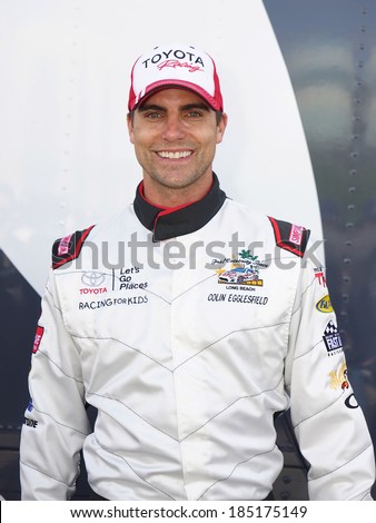 LONG BEACH - APR 1: Colin Egglesfield at the 37th Annual Toyota Pro/Celebrity Race Practice Day on April 1, 2014 in Long Beach, California