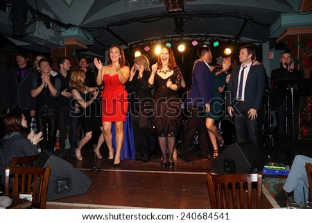 LOS ANGELES - DEC11: Sparkle Cast at Scott Nevins Presents SPARKLE: An All-Star Holiday Concert to benefit The Actors Fund at Rockwell Table & Stage on December 11, 2014 in Los Angeles, California