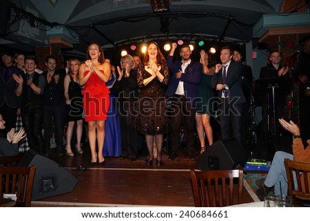 LOS ANGELES - DEC11: Sparkle Cast at Scott Nevins Presents SPARKLE: An All-Star Holiday Concert to benefit The Actors Fund at Rockwell Table & Stage on December 11, 2014 in Los Angeles, California