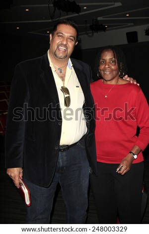 LOS ANGELES - JAN 28: Salim Amin, Marcia Thomas at the 30th Anniversary of \'We Are The World\' at The GRAMMY Museum on January 28, 2015 in Los Angeles, California