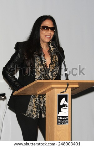 LOS ANGELES - JAN 28: Sheila E at the 30th Anniversary of 'We Are The World' at The GRAMMY Museum on January 28, 2015 in Los Angeles, California