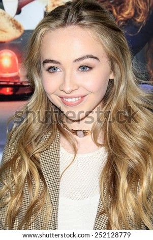 LOS ANGELES - FEB 10: Sabrina Carpenter at the screening of the Disney Channel Original Movie \'Bad Hair Day\' at the Frank G Wells Theater on February 10, 2015 in Burbank, CA