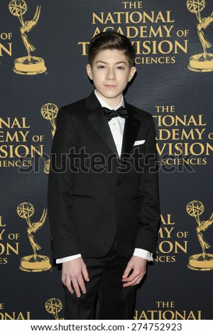 LOS ANGELES - APR 24: Mason Cook at The 42nd Daytime Creative Arts Emmy Awards Gala at the Universal Hilton Hotel on April 24, 2015 in Los Angeles, California